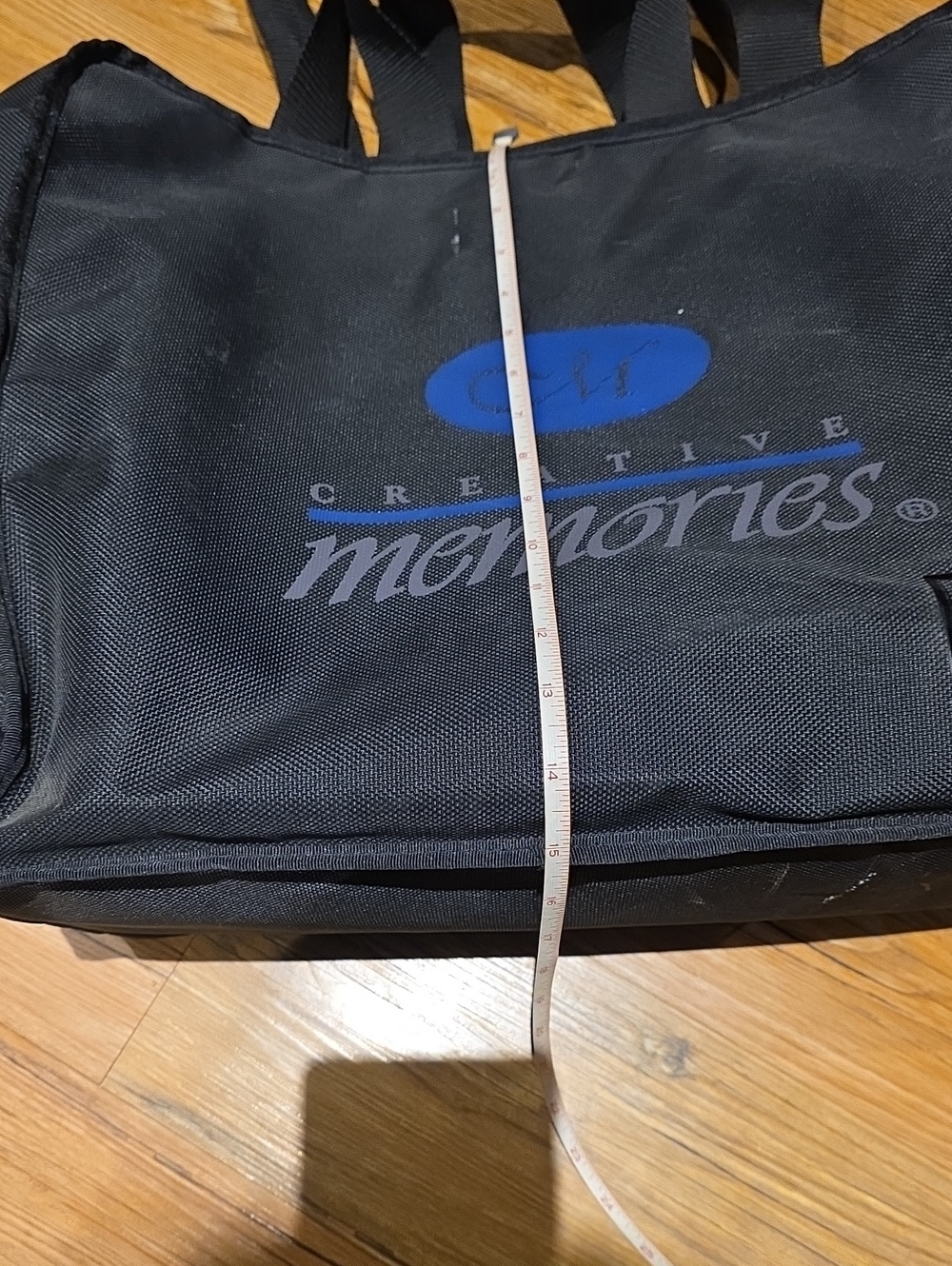 Creative Memories Black Tote with Blue Logo - Picture 2 of 10